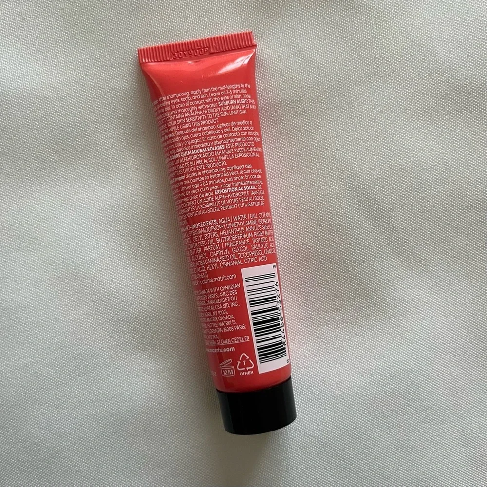 Matrix Glazing Queen Super Gloss Protecting Vegan Hair Mask 1.0 Fl Oz NWT